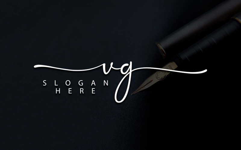 Kreativní fotografie VG Letter Logo Design