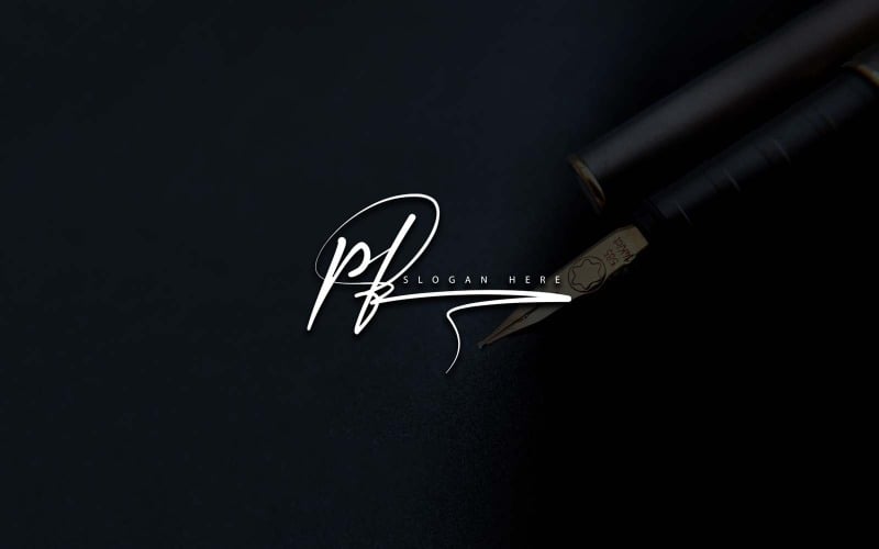 Kreatywna fotografia PF Letter Logo Design