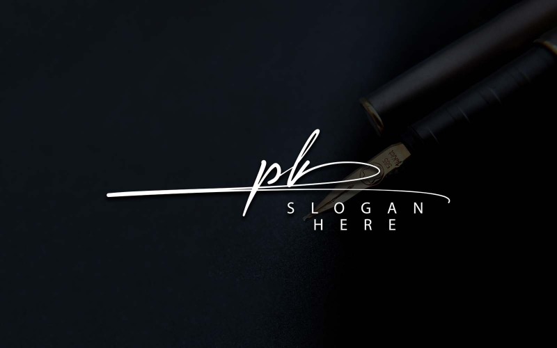 Kreatywna fotografia PK list Logo Design