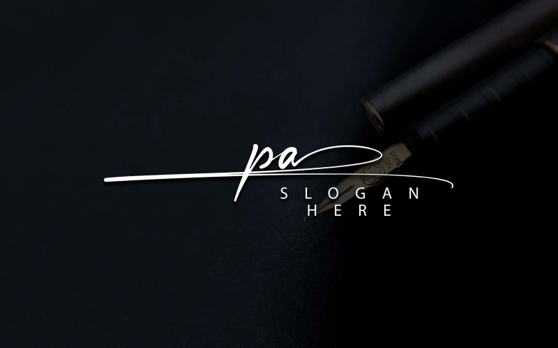 Yaratıcı Fotoğrafçılık PA Mektup Logo Tasarımı