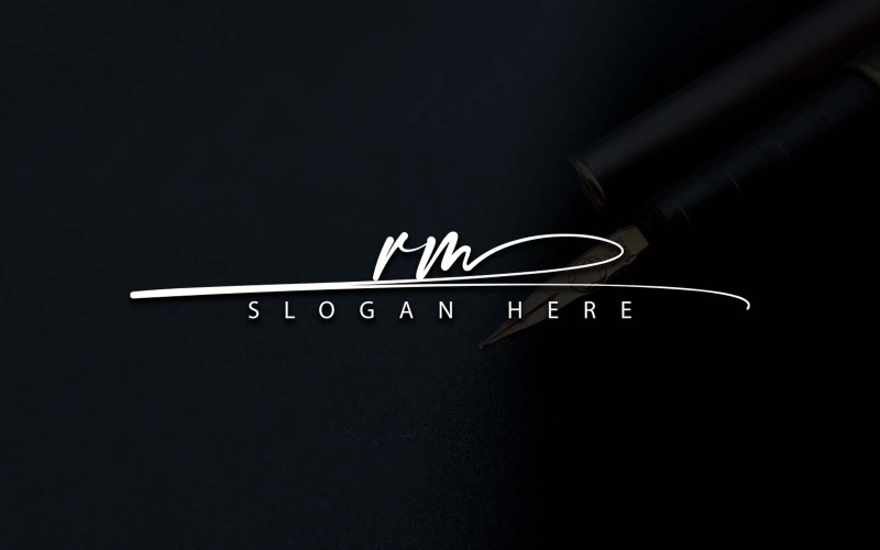 Creative Photography RM Letter Logotypdesign