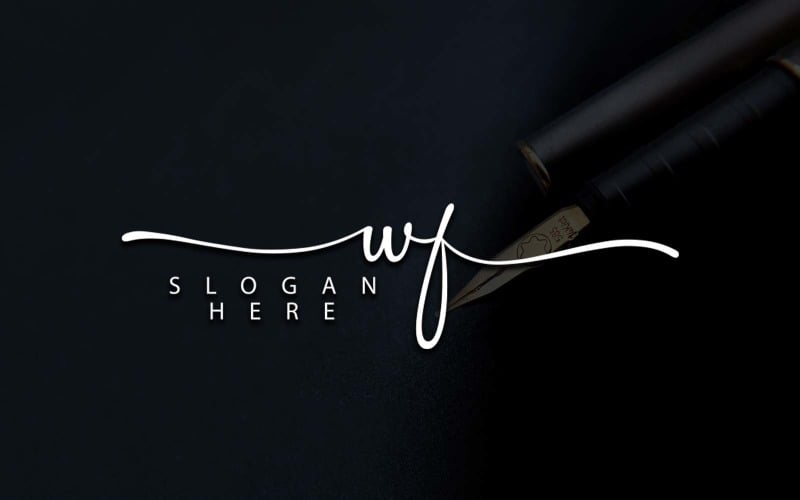Creative Photography WF Letter Logo Design