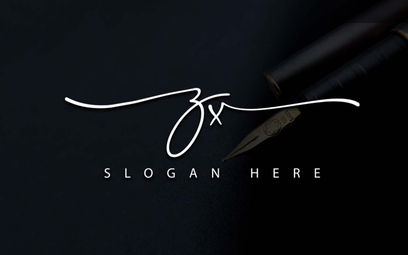Fotografia creativa ZX Lettera Logo Design
