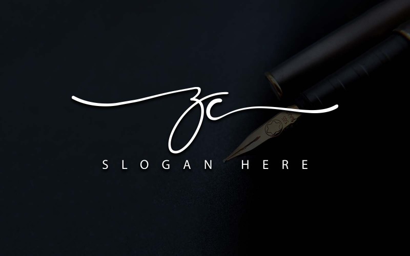 Kreativní fotografie ZC Letter Logo Design