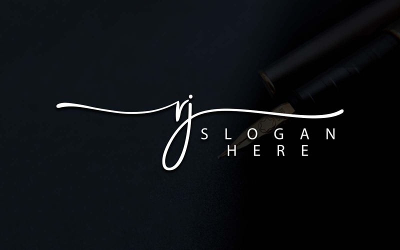 Kreatywna fotografia RJ Letter Logo Design