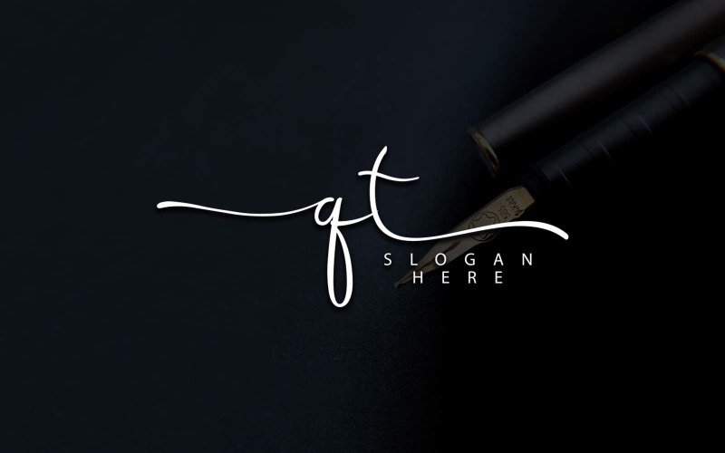 Yaratıcı Fotoğrafçılık QT Harf Logo Tasarımı