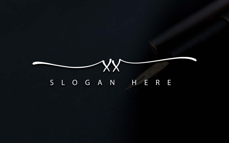 Fotografia creativa XX Lettera Logo Design