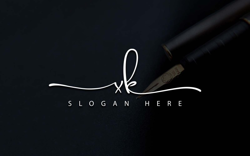 Kreativ fotografi XK Letter Logo Design