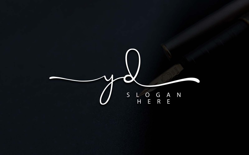 Kreativ fotografi YD Letter Logo Design