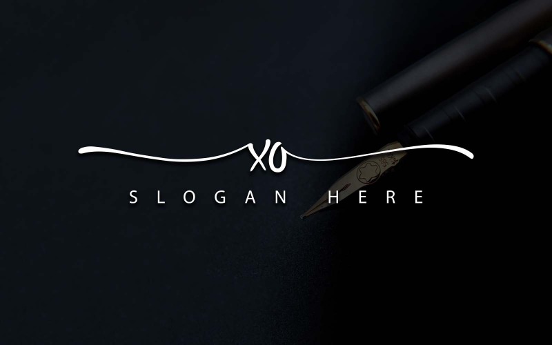 Креативная фотография Дизайн логотипа XO Letter