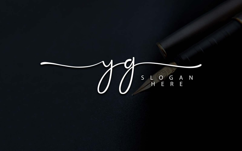 Креативная фотография Дизайн логотипа YG Letter