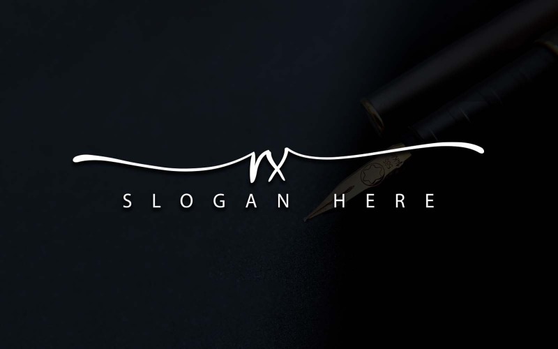 Kreativní fotografie RX Letter Logo Design