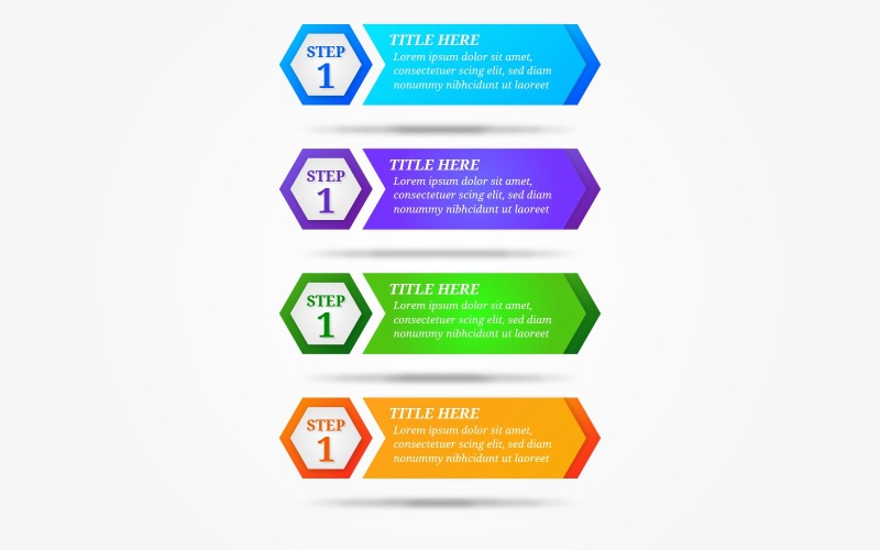 Creatief modern tijdlijn infographic ontwerp met optie-elementen schemaontwerp