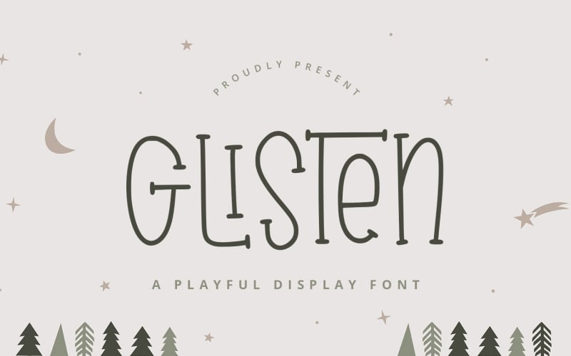 Glisten - 可爱俏皮字体