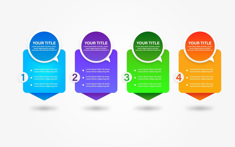 Idővonal infographic design beállítások elemekkel séma sablonok