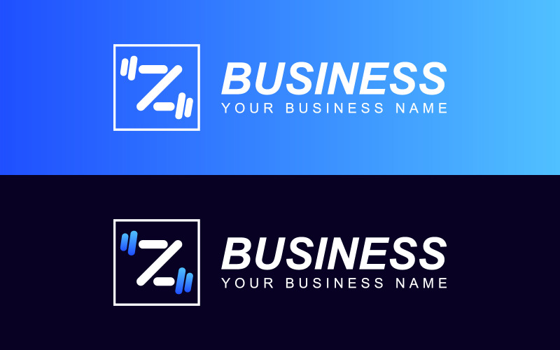 矢量字母组合 Z 标志设计，字母组合标志