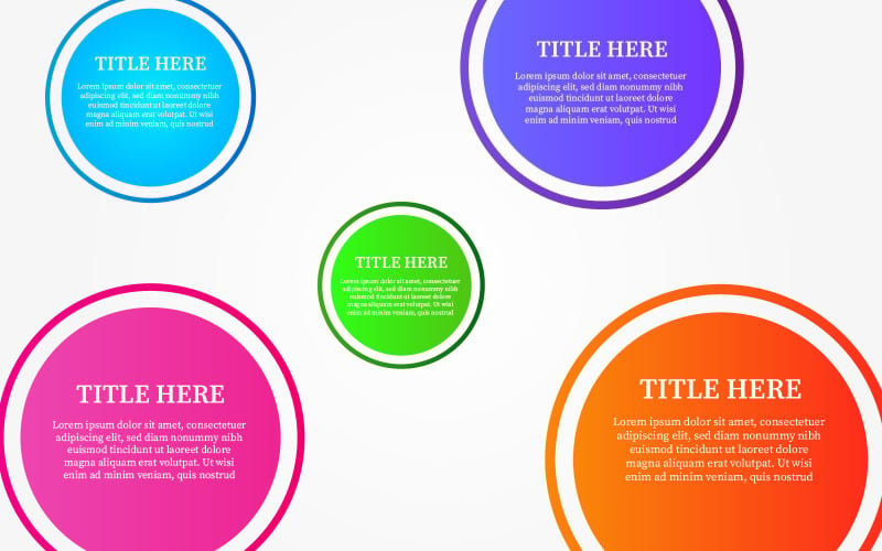 Timeline infographic design with options 4 elements scheme templates
