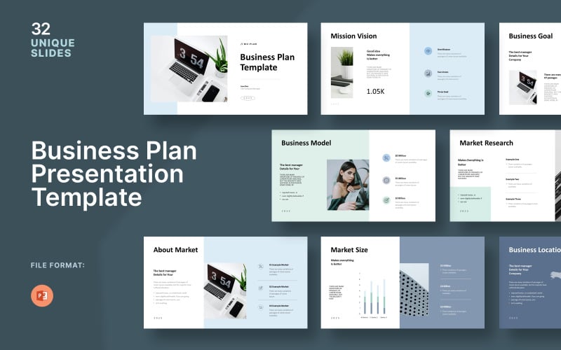 Corporate Business Plan Presentation PowerPoint Template