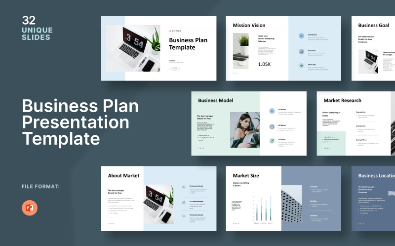 Modèle PowerPoint de présentation du plan d'affaires d'entreprise