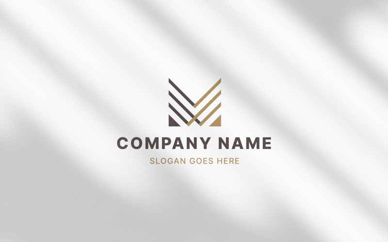 Abstract letter M logo ontwerp - LGV1