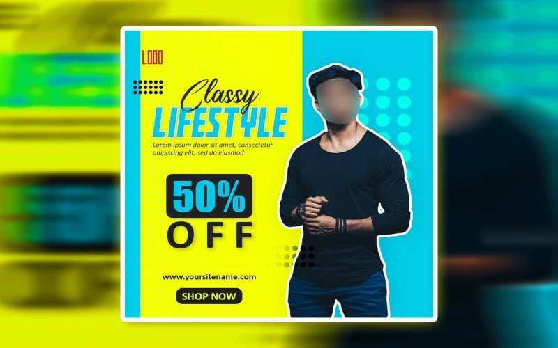 Creative Social Media Promotional Ads Banners