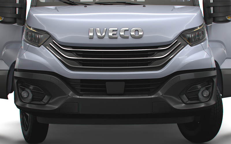 Iveco Daily Crew Cab L3 Chassis 2023 TemplateMonster