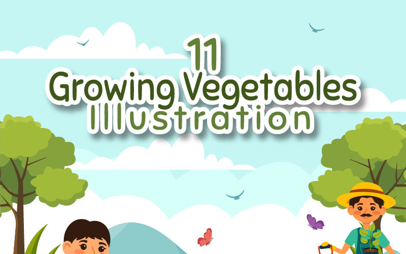 11. Иллюстрация выращивания овощей