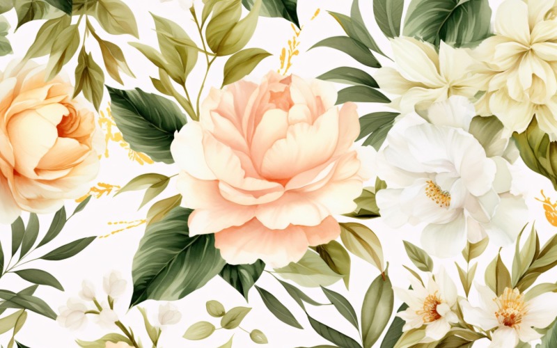 Watercolor Floral Background 35 #362737 - TemplateMonster