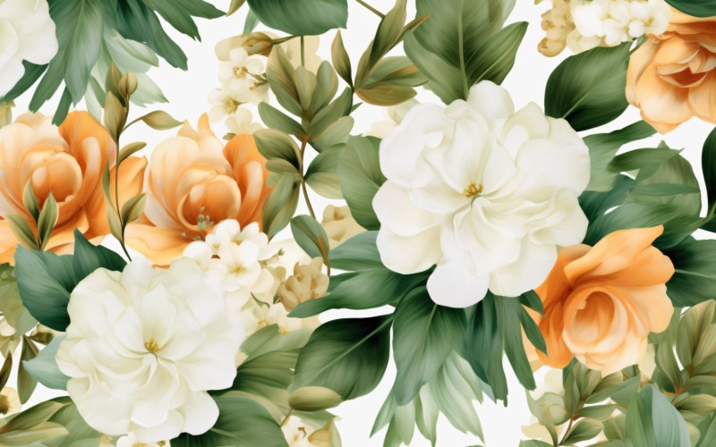 Watercolor Floral Background 164