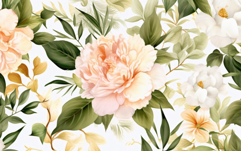 Watercolor Floral Background 172 #362988 - TemplateMonster