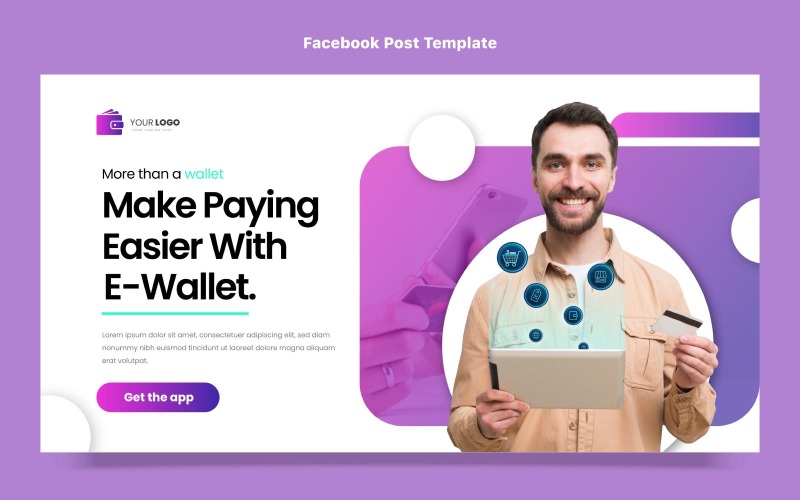 Technology Social Media Post Template - TemplateMonster