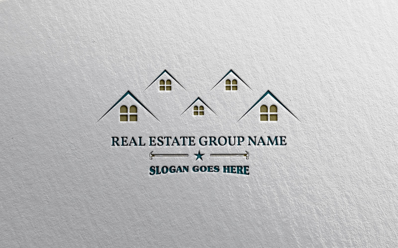 Fastighetslogotyp Mall-Konstruktionslogotyp-Property Logo Design...14