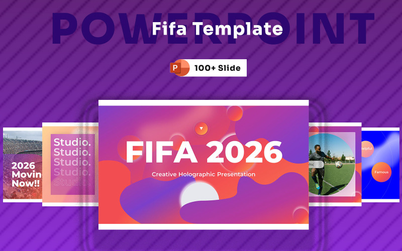 Modelo de apresentação em PowerPoint do F-Club 2026