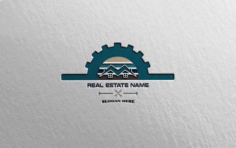 Plantilla de logotipo de bienes raíces-Bienes raíces...3
