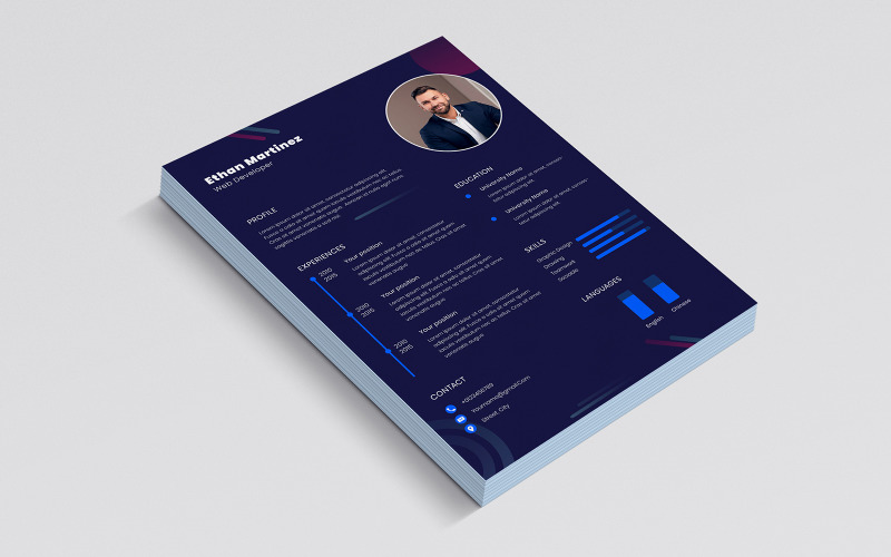 Toegekend baansucces CV-sjabloon