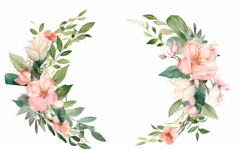 Fondo floral acuarela 307