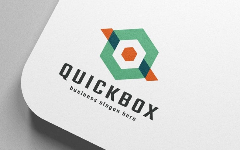 Logotipo da marca Quick Box Letter Q Pro