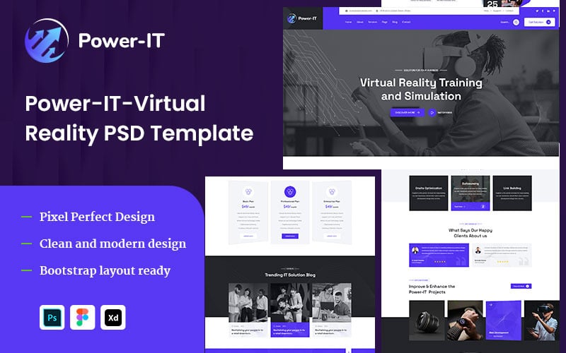 Modello PSD di realtà virtuale Power-IT
