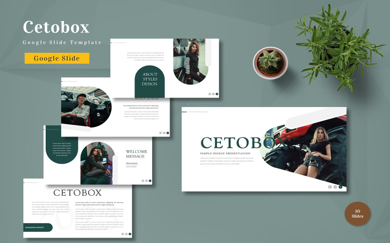 Cetobox – Google Slide-Vorlage