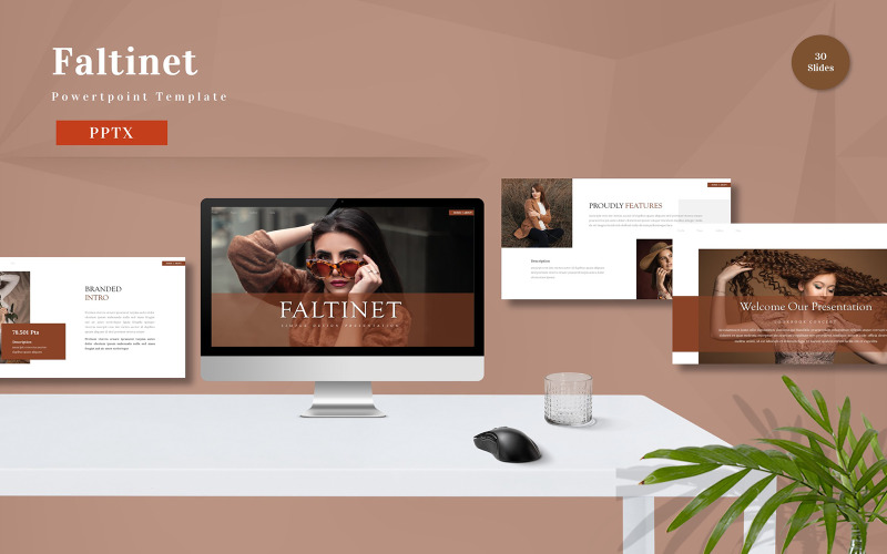 Faltinet - Шаблон Powerpoint