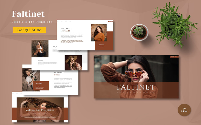 Faltinet – szablon slajdów Google