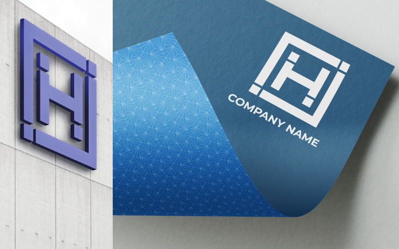 Logo H - Modello logo lettera H