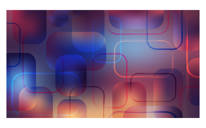 Background Image 14400x8100px In Multi Color Scheme With Geometric Patterns