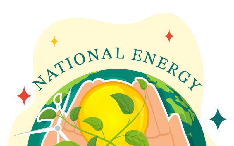 12 Illustration zum Nationalen Tag der Energieeinsparung