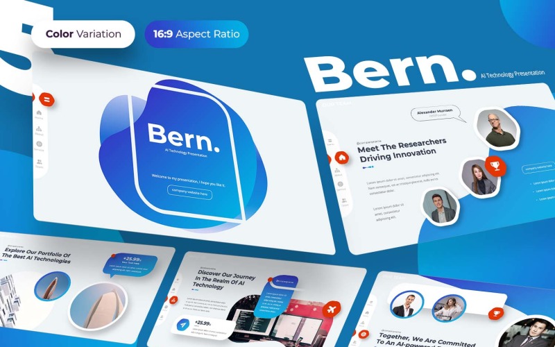 Bern – Moderne KI-Technologie PowerPoint