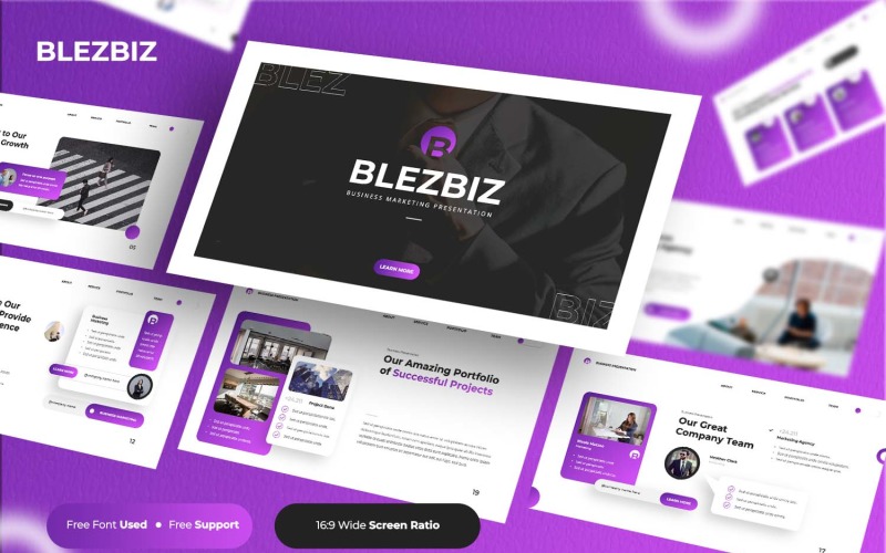 BlezBiz – маркетинговий бізнес Google Slides