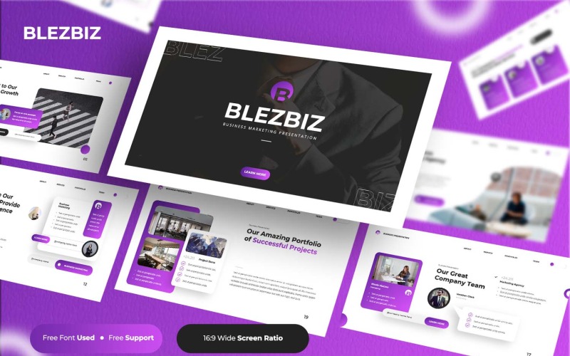 BlezBiz - маркетинговий бізнес PowerPoint