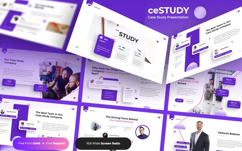 CeStudy – тематичний приклад Google Slides Template