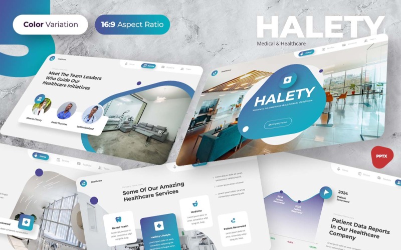 Halety - PowerPoint médical et de santé
