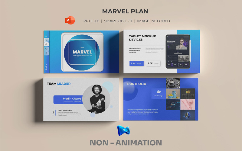 Marvel Business Plan PowerPoint Template TemplateMonster
